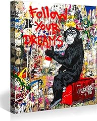 Mjedc banksy toile d'occasion  Livré partout en France