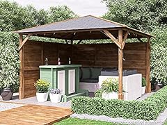 Garden Bar Gazebo Wooden Heavy Duty Pressure Treated for sale  Delivered anywhere in UK