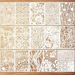 Edlmkm 16pcs stencils for sale  Delivered anywhere in UK