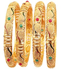 Touchstone New Golden Bangle Collection Indian Bollywood, used for sale  Delivered anywhere in UK