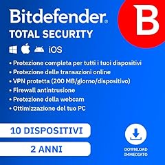 Bitdefender total security usato  Spedito ovunque in Italia 