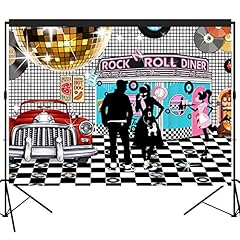 50s diner backdrop for sale  Delivered anywhere in UK