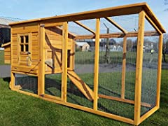Used, 8FT COCOON CHICKEN COOP FOR 5-8 BIRDS HEN HOUSE POULTRY for sale  Delivered anywhere in UK