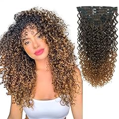 Kinky curly clips for sale  Delivered anywhere in Ireland