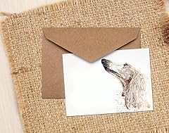 Saluki greeting note for sale  Delivered anywhere in UK