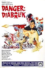 Poster danger diabolik usato  Spedito ovunque in Italia 