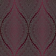 Damask wallpaper metallic for sale  Delivered anywhere in UK