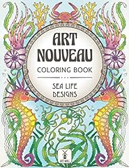 Art nouveau coloring for sale  Delivered anywhere in UK