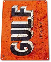 Tin sign gulf for sale  Delivered anywhere in USA 