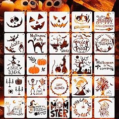 25pcs halloween stencils for sale  Delivered anywhere in USA 