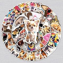 Chihuahua set adesivi usato  Spedito ovunque in Italia 