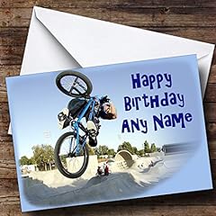 Blue bmx personalised for sale  Delivered anywhere in UK