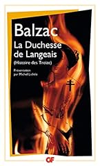 Duchesse langeais histoire d'occasion  Livré partout en France