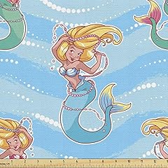 Lunarable mermaid fabric for sale  Delivered anywhere in USA 