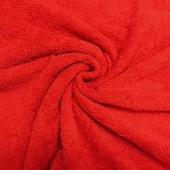 Cotton terry towelling for sale  Delivered anywhere in UK