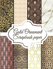 Gold ornament scrapbook for sale  Delivered anywhere in UK