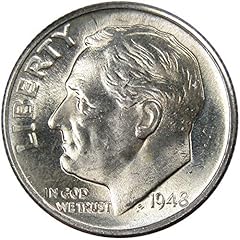 1948 roosevelt dime for sale  Delivered anywhere in USA 