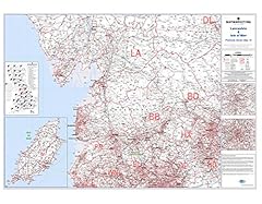 Postcode sector map for sale  Delivered anywhere in UK