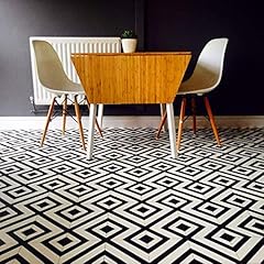 Geometric black white for sale  Delivered anywhere in UK