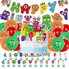 46pcs cartoon birthday for sale  Delivered anywhere in UK