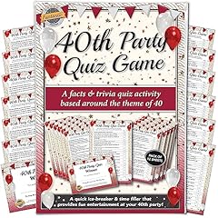40th party quiz for sale  Delivered anywhere in UK