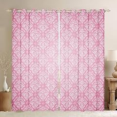 Pink damask window for sale  Delivered anywhere in UK