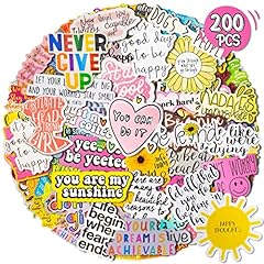 Funxee 200pcs inspirational for sale  Delivered anywhere in UK