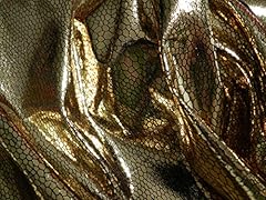 Lackstoff gold schlangenmuster gebraucht kaufen  Wird an jeden Ort in Deutschland