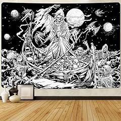 Krelymics skull tapestry for sale  Delivered anywhere in USA 