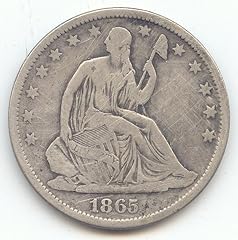 1865 seated liberty for sale  Delivered anywhere in USA 