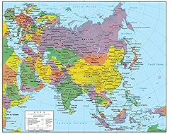 Swiftmaps asien wandkarte gebraucht kaufen  Wird an jeden Ort in Deutschland