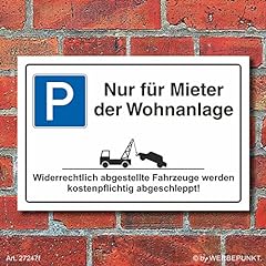 Werbepunkt schild parkplatzsch gebraucht kaufen  Wird an jeden Ort in Deutschland