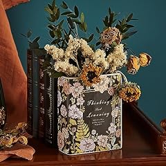 Book vase black for sale  Delivered anywhere in USA 