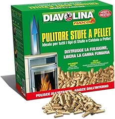 Diavolina pellet spazzacamino usato  Spedito ovunque in Italia 
