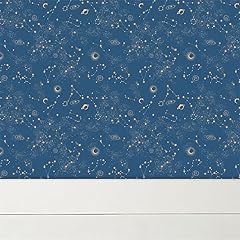 Wallpaper retro blue for sale  Delivered anywhere in UK