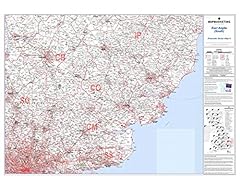 Postcode sector map for sale  Delivered anywhere in UK