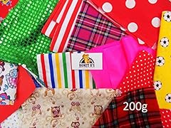 200g fabric scrap for sale  Delivered anywhere in Ireland