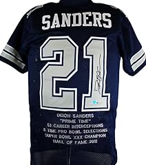 Deion sanders autographed for sale  Delivered anywhere in USA 