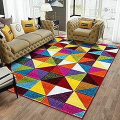 Multicolour rug rectangular for sale  Delivered anywhere in UK