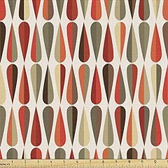 Ambesonne retro fabric for sale  Delivered anywhere in USA 