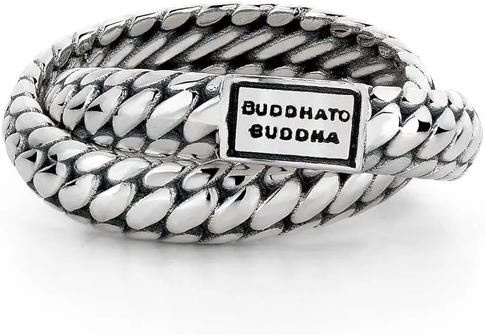 Gebruikt, Buddha to Boeddha herenring 925 zilver 32005999 tweedehands  