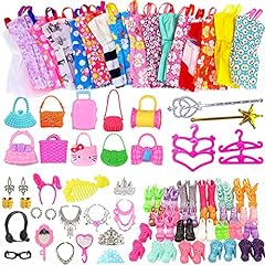 76 PCS Doll Clothes and Accessories Set for Barbie for sale  Delivered anywhere in UK
