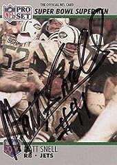 Matt snell autographed for sale  Delivered anywhere in USA 