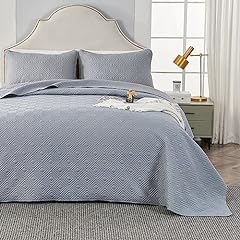 Qucover grey bedspreads for sale  Delivered anywhere in UK