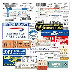 Airline ticket stickers for sale  Delivered anywhere in UK