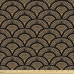 Ambesonne scallop fabric for sale  Delivered anywhere in USA 