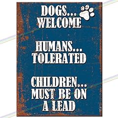 Metal signs dogs for sale  Delivered anywhere in UK