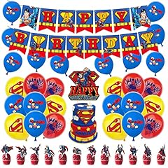 Decorazioni superman per usato  Spedito ovunque in Italia 