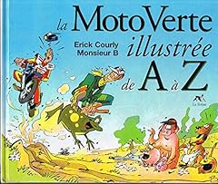 Moto verte illustrée d'occasion  Livré partout en France