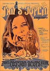 Janis joplin poster for sale  Delivered anywhere in UK